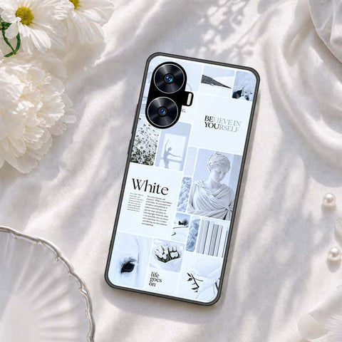 Realme C55 Cover - ONation Aesthetic Collage Series - HQ Premium Shine Durable Shatterproof Case