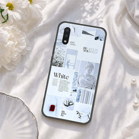 Samsung Galaxy A01 Cover - ONation Aesthetic Collage Series - HQ Premium Shine Durable Shatterproof Case
