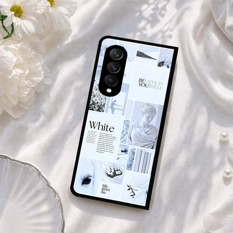 Samsung Galaxy Z Fold 3 5G Cover - ONation Aesthetic Collage Series - HQ Premium Shine Durable Shatterproof Case