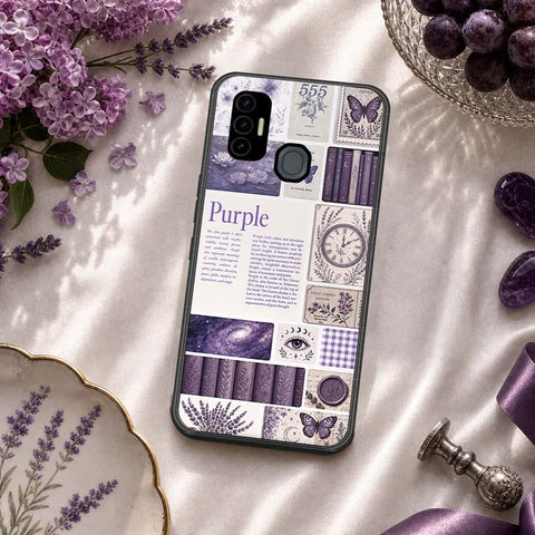Tecno Spark 7 Cover - ONation Aesthetic Collage Series - HQ Premium Shine Durable Shatterproof Case