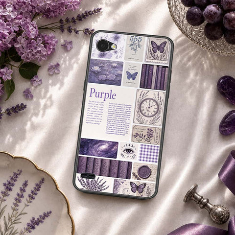 LG Q6 Plus Cover - ONation Aesthetic Collage Series - HQ Premium Shine Durable Shatterproof Case