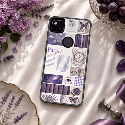 Google Pixel 4a 4G Cover - ONation Aesthetic Collage Series - HQ Premium Shine Durable Shatterproof Case