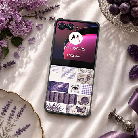 Motorola Razr 40 Ultra Cover - ONation Aesthetic Collage Series - HQ Premium Shine Durable Shatterproof Case