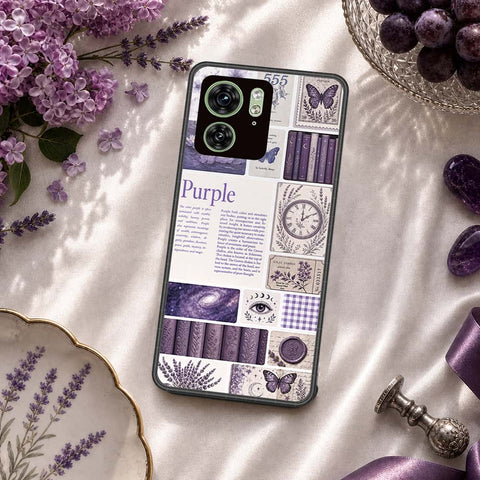 Motorola Edge 40 Cover - ONation Aesthetic Collage Series - HQ Premium Shine Durable Shatterproof Case