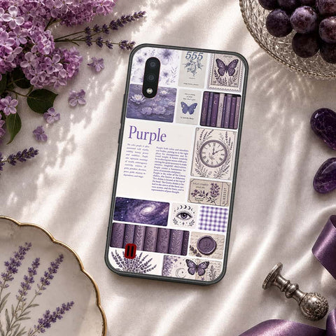 Samsung Galaxy A01 Cover - ONation Aesthetic Collage Series - HQ Premium Shine Durable Shatterproof Case
