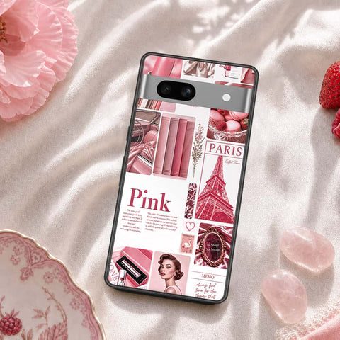 Google Pixel 7a Cover - ONation Aesthetic Collage Series - HQ Premium Shine Durable Shatterproof Case