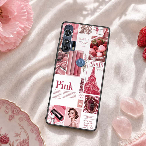 Motorola Edge Plus 2020 Cover - ONation Aesthetic Collage Series - HQ Premium Shine Durable Shatterproof Case