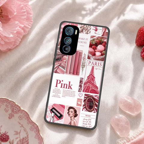 Motorola Edge 30 Cover - ONation Aesthetic Collage Series - HQ Premium Shine Durable Shatterproof Case