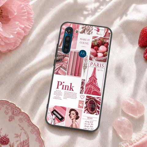Motorola Moto G8 Power Cover - ONation Aesthetic Collage Series - HQ Premium Shine Durable Shatterproof Case