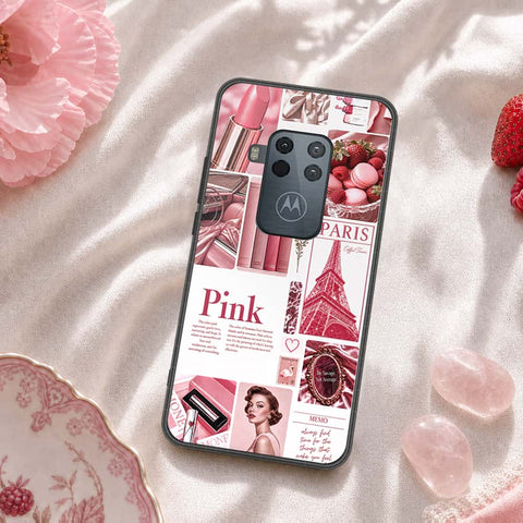 Motorola One Zoom Cover - ONation Aesthetic Collage Series - HQ Premium Shine Durable Shatterproof Case