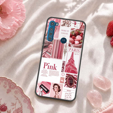 Motorola One Fusion Plus Cover - ONation Aesthetic Collage Series - HQ Premium Shine Durable Shatterproof Case