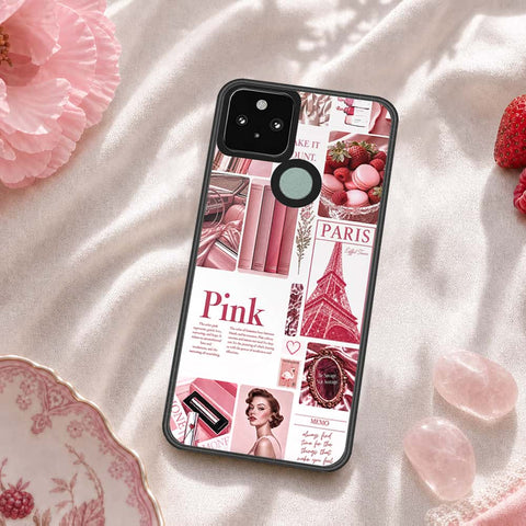 Google Pixel 4a 5G Cover - ONation Aesthetic Collage Series - HQ Premium Shine Durable Shatterproof Case