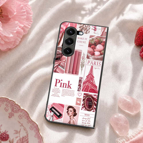 Samsung Galaxy Z Fold 6 5G Cover - ONation Aesthetic Collage Series - HQ Premium Shine Durable Shatterproof Case