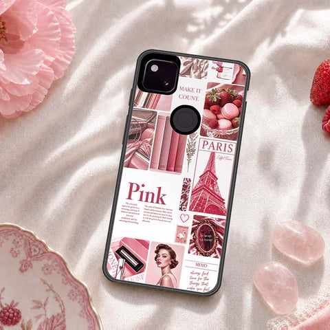 Google Pixel 4a 4G Cover - ONation Aesthetic Collage Series - HQ Premium Shine Durable Shatterproof Case