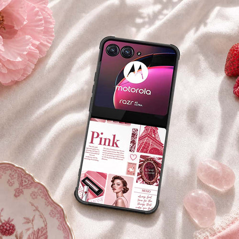 Motorola Razr 40 Ultra Cover - ONation Aesthetic Collage Series - HQ Premium Shine Durable Shatterproof Case
