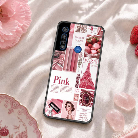 Motorola One Macro Cover - ONation Aesthetic Collage Series - HQ Premium Shine Durable Shatterproof Case