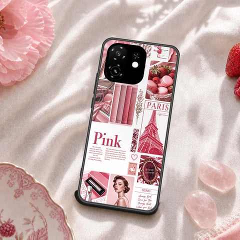itel A100C Cover - ONation Aesthetic Collage Series - HQ Premium Shine Durable Shatterproof Case