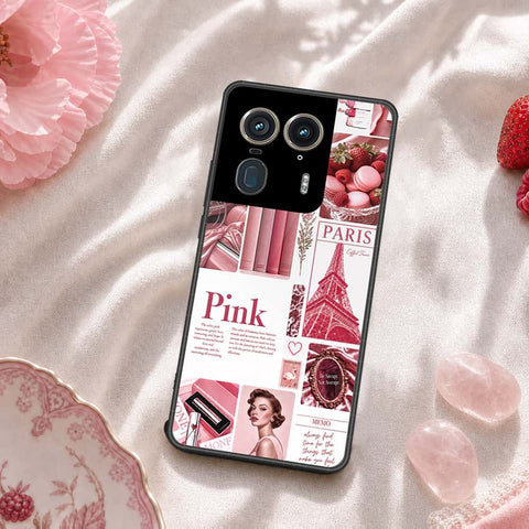 Motorola Edge 50 Ultra Cover - ONation Aesthetic Collage Series - HQ Premium Shine Durable Shatterproof Case