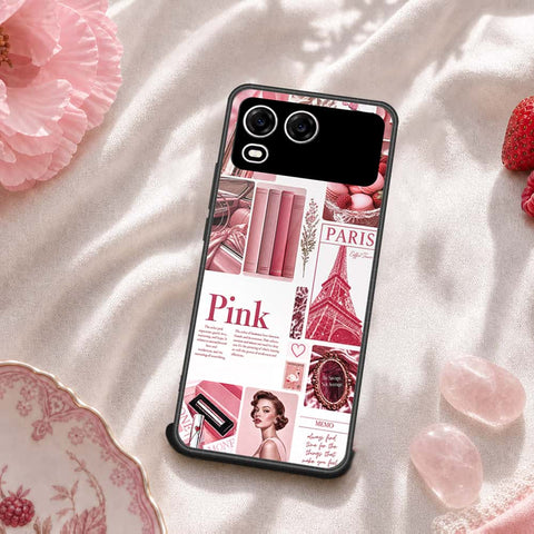 itel A200 Plus Cover - ONation Aesthetic Collage Series - HQ Premium Shine Durable Shatterproof Case