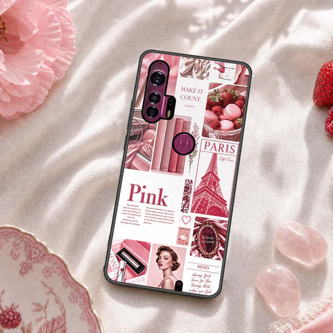 Motorola Edge Plus Cover - ONation Aesthetic Collage Series - HQ Premium Shine Durable Shatterproof Case