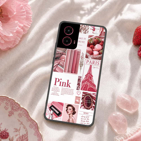 Motorola Moto G45 Cover - ONation Aesthetic Collage Series - HQ Premium Shine Durable Shatterproof Case