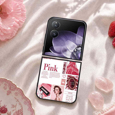 Xiaomi Mix Flip Cover - ONation Aesthetic Collage Series - HQ Premium Shine Durable Shatterproof Case