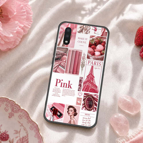 Samsung Galaxy A01 Cover - ONation Aesthetic Collage Series - HQ Premium Shine Durable Shatterproof Case