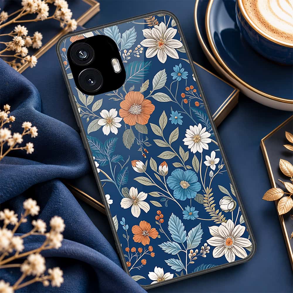 Nothing Phone 2 Cover - ONation Botanical Bloom Series - HQ Premium Shine Durable Shatterproof Case