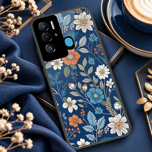 Tecno Pova Neo Cover - ONation Botanical Bloom Series - HQ Premium Shine Durable Shatterproof Case