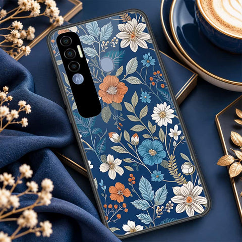 Tecno Spark 7 Pro Cover - ONation Botanical Bloom Series - HQ Premium Shine Durable Shatterproof Case