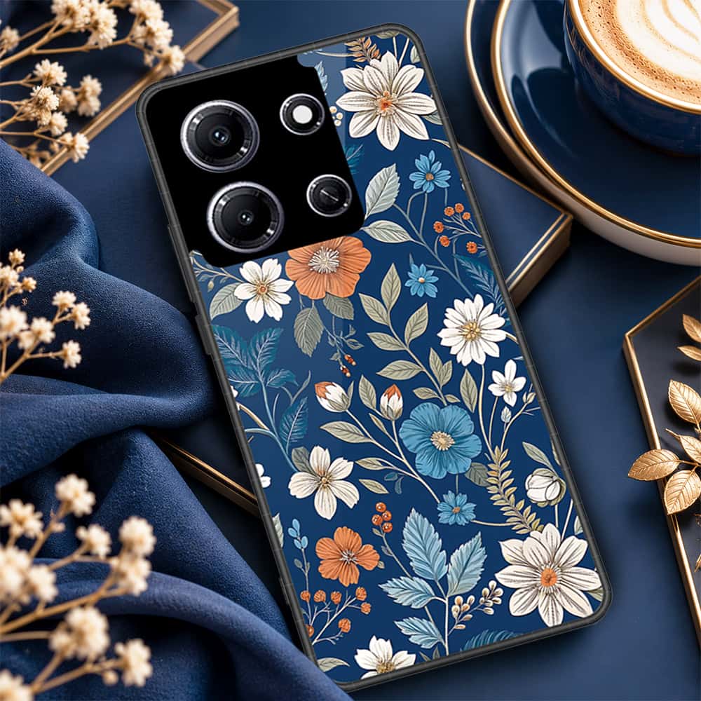 Infinix Note 30i Cover - ONation Botanical Bloom Series - HQ Premium Shine Durable Shatterproof Case