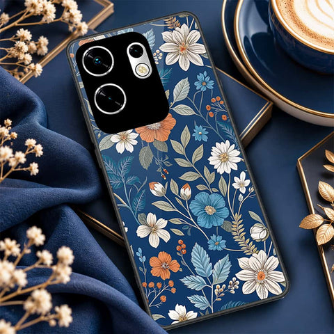 Infinix Zero 30 4G Cover - ONation Botanical Bloom Series - HQ Premium Shine Durable Shatterproof Case