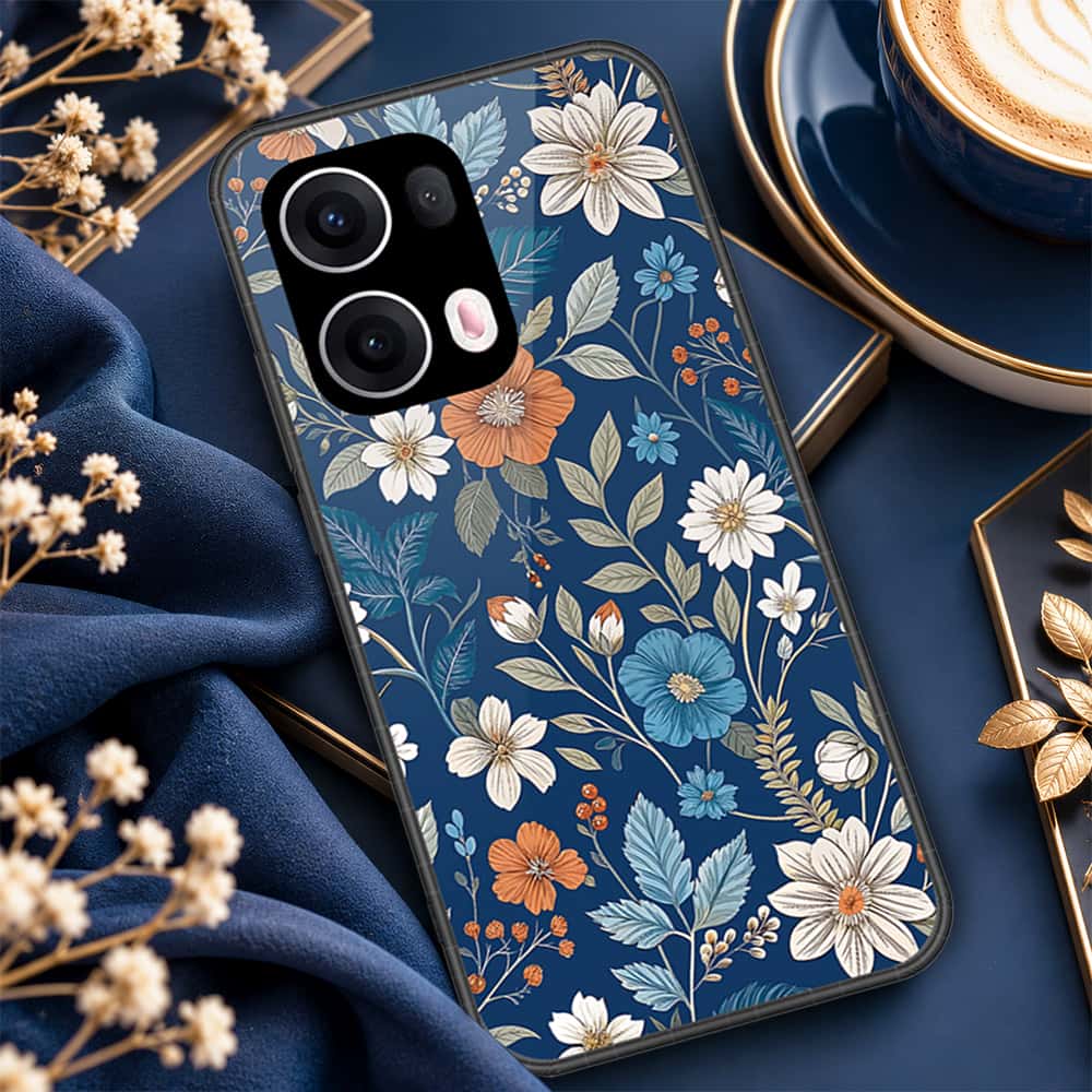 Oppo Reno 13 Pro Cover - ONation Botanical Bloom Series - HQ Premium Shine Durable Shatterproof Case