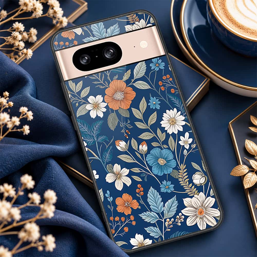 Google Pixel 8 Cover - ONation Botanical Bloom Series - HQ Premium Shine Durable Shatterproof Case