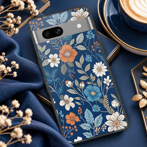 Google Pixel 7a Cover - ONation Botanical Bloom Series - HQ Premium Shine Durable Shatterproof Case