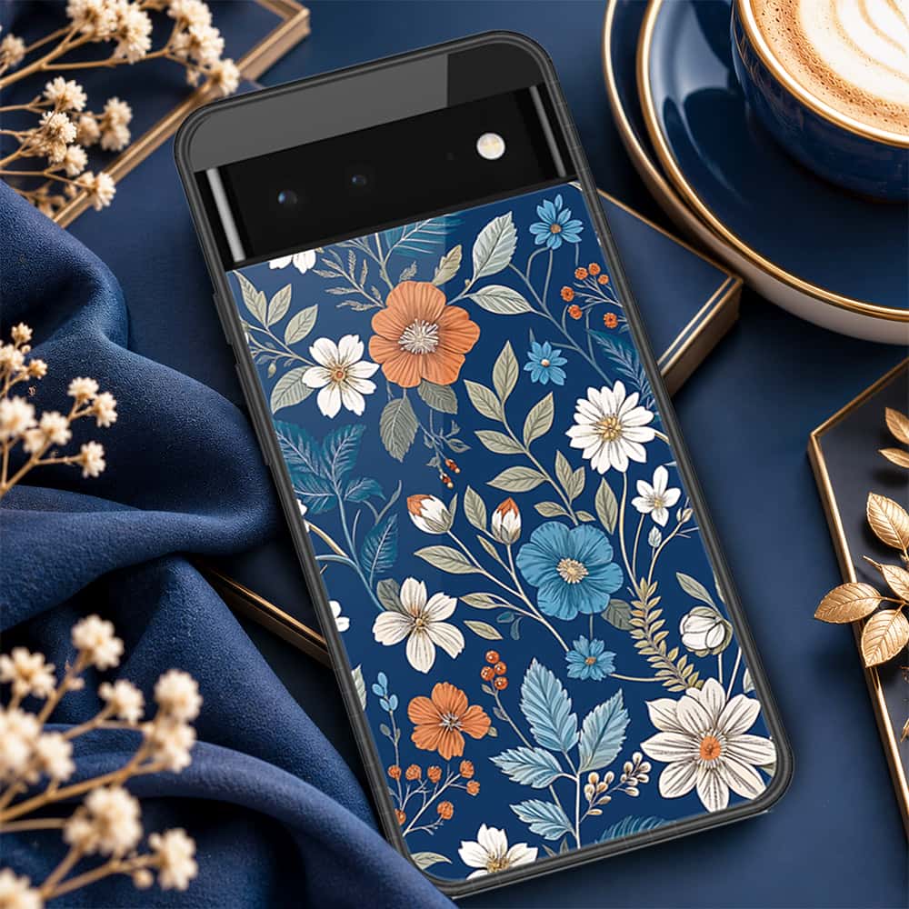 Google Pixel 6 Cover - ONation Botanical Bloom Series - HQ Premium Shine Durable Shatterproof Case