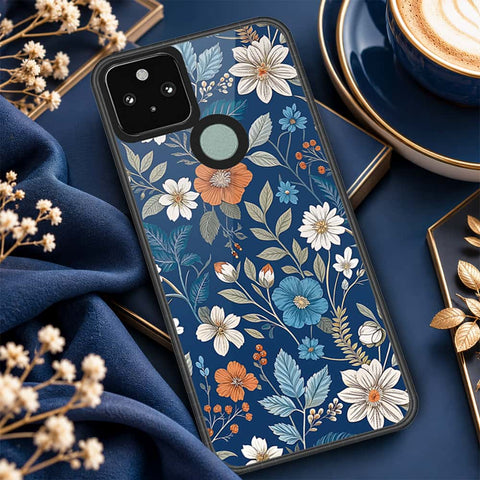 Google Pixel 5 Cover - ONation Botanical Bloom Series - HQ Premium Shine Durable Shatterproof Case