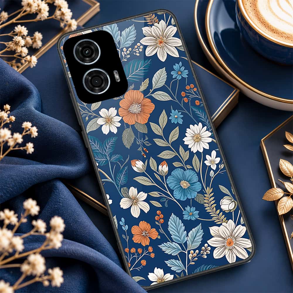 Motorola Moto G24 Power Cover - ONation Botanical Bloom Series - HQ Premium Shine Durable Shatterproof Case