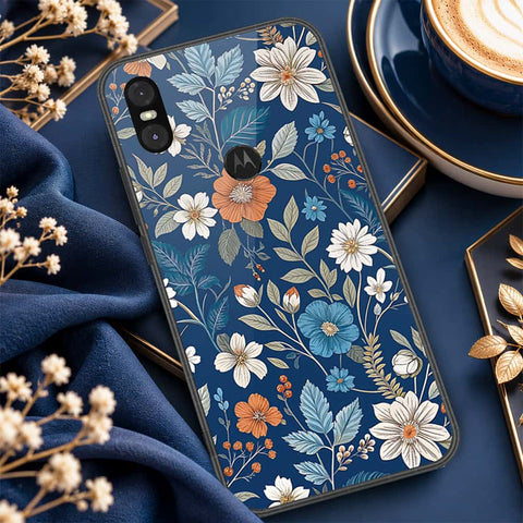 Motorola P30 Play Cover - ONation Botanical Bloom Series - HQ Premium Shine Durable Shatterproof Case