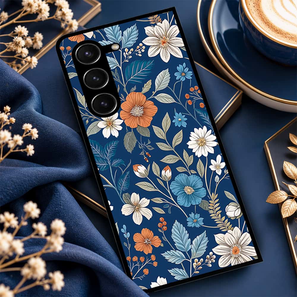 Samsung Galaxy Z Fold 5 5G Cover - ONation Botanical Bloom Series - HQ Premium Shine Durable Shatterproof Case