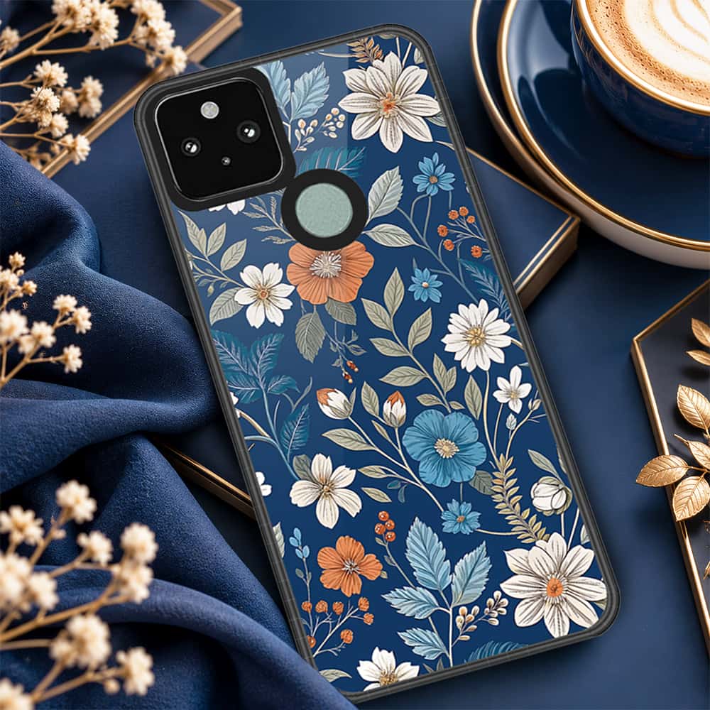 Google Pixel 5 XL Cover - ONation Botanical Bloom Series - HQ Premium Shine Durable Shatterproof Case
