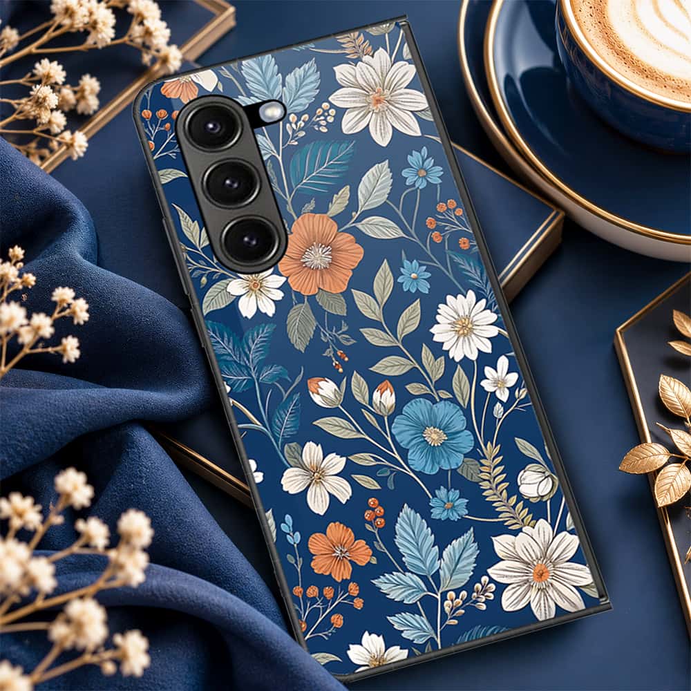 Samsung Galaxy Z Fold 6 5G Cover - ONation Botanical Bloom Series - HQ Premium Shine Durable Shatterproof Case