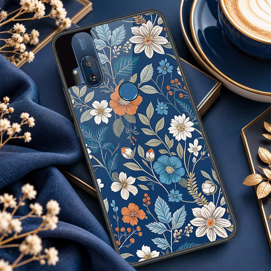 Motorola One Hyper Cover - ONation Botanical Bloom Series - HQ Premium Shine Durable Shatterproof Case