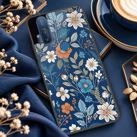 Motorola One Hyper Cover - ONation Botanical Bloom Series - HQ Premium Shine Durable Shatterproof Case