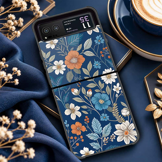 Motorola Razr 40 Cover - ONation Botanical Bloom Series - HQ Premium Shine Durable Shatterproof Case