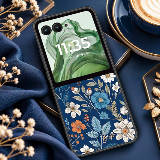 Motorola Razr 50 Cover - ONation Botanical Bloom Series - HQ Premium Shine Durable Shatterproof Case