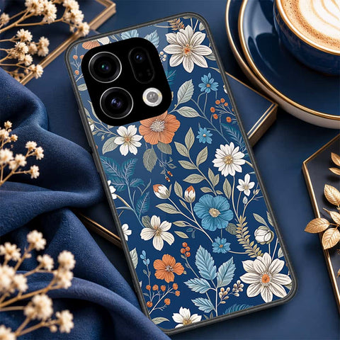 Oppo Find X9 Cover - ONation Botanical Bloom Series - HQ Premium Shine Durable Shatterproof Case