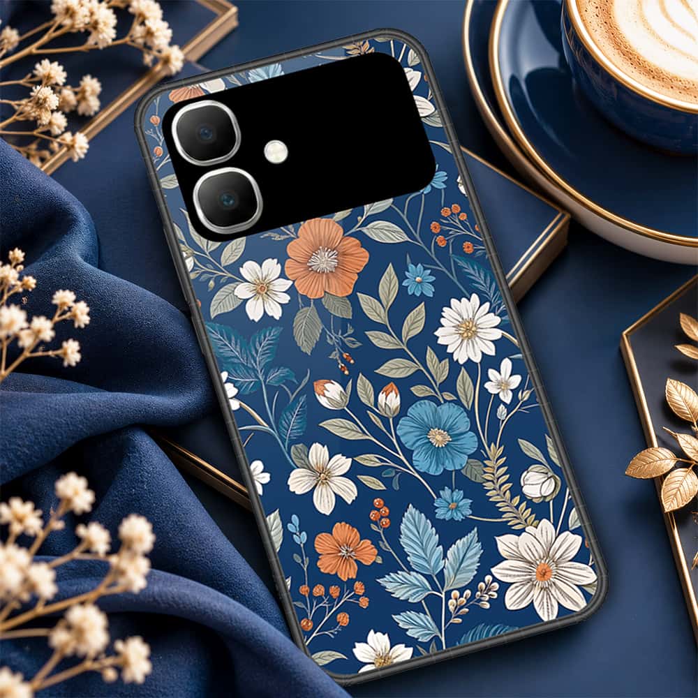 Infinix Smart 20 Cover - ONation Botanical Bloom Series - HQ Premium Shine Durable Shatterproof Case