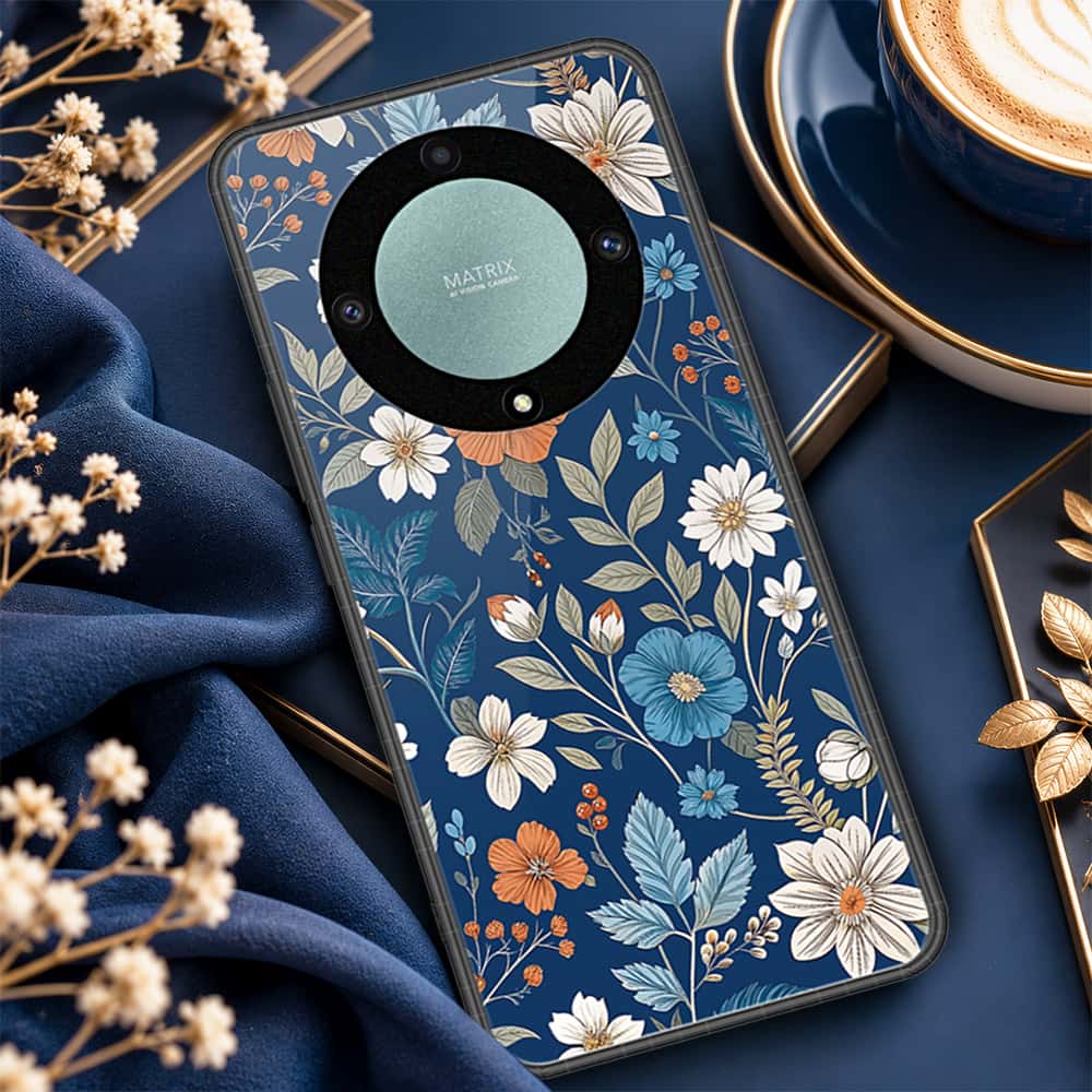Honor X40 Cover - ONation Botanical Bloom Series - HQ Premium Shine Durable Shatterproof Case