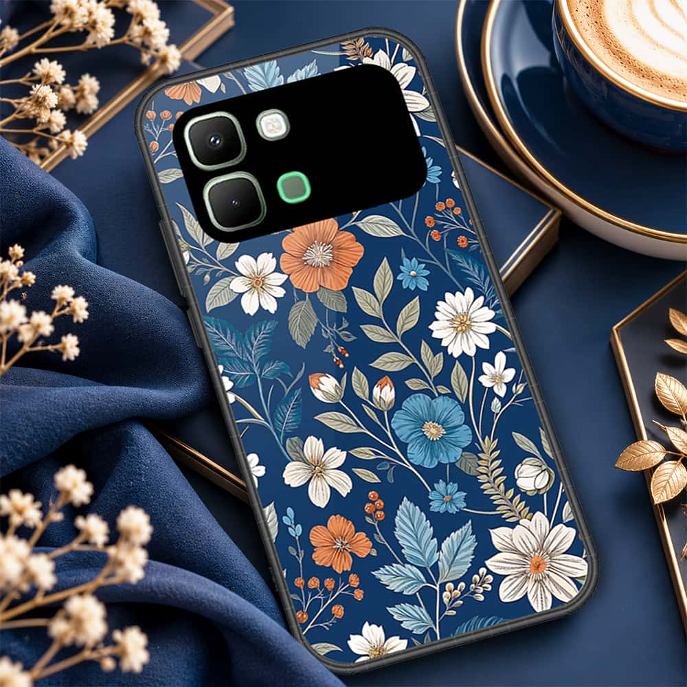 Infinix Note Edge Cover - ONation Botanical Bloom Series - HQ Premium Shine Durable Shatterproof Case